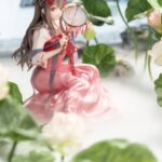 Descubre el apasionante mundo de Estatua Lotus Reflection Hanfu Girls.