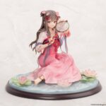 Descubre el apasionante mundo de Estatua Lotus Reflection Hanfu Girls.