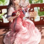 Descubre el apasionante mundo de Estatua Lotus Reflection Hanfu Girls.
