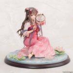 Descubre el apasionante mundo de Estatua Lotus Reflection Hanfu Girls.