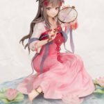 Descubre el apasionante mundo de Estatua Lotus Reflection Hanfu Girls.