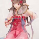 Descubre el apasionante mundo de Estatua Lotus Reflection Hanfu Girls.