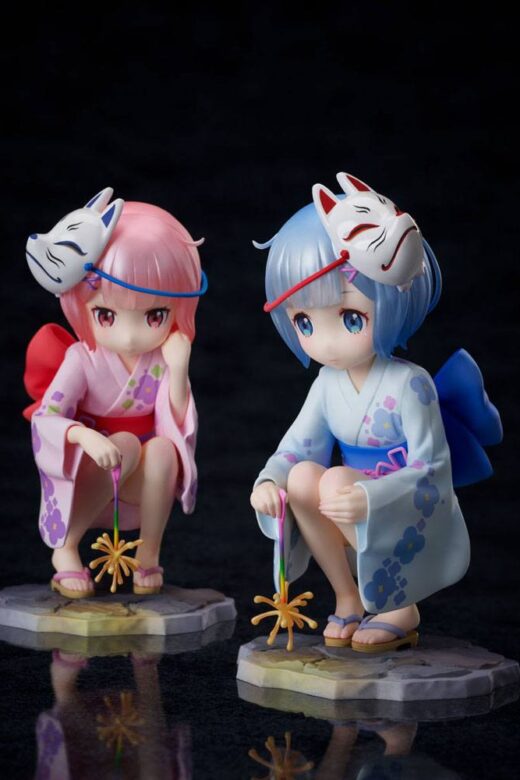 Estatuas Rem y Ram Childhood Summer