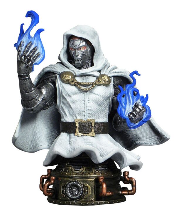 Descubre el apasionante mundo de Busto Doctor Doom White Armor.