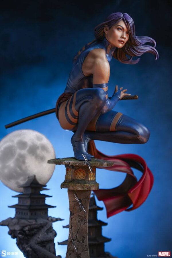 Descubre el apasionante mundo de Estatua Marvel Premium Format Psylocke.
