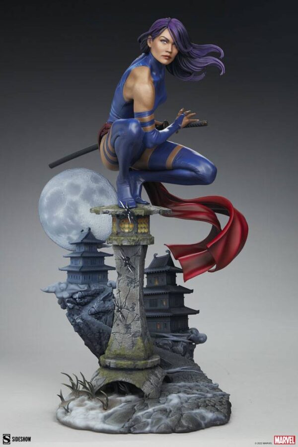 Descubre el apasionante mundo de Estatua Marvel Premium Format Psylocke.