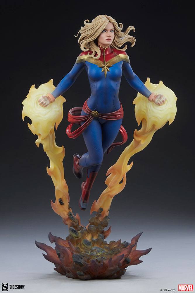 Descubre el apasionante mundo de Estatua Premium Format Captain Marvel.