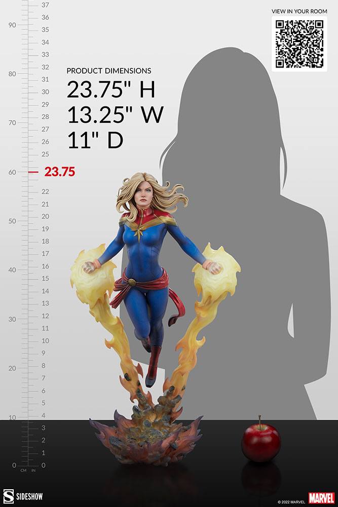 Descubre el apasionante mundo de Estatua Premium Format Captain Marvel.