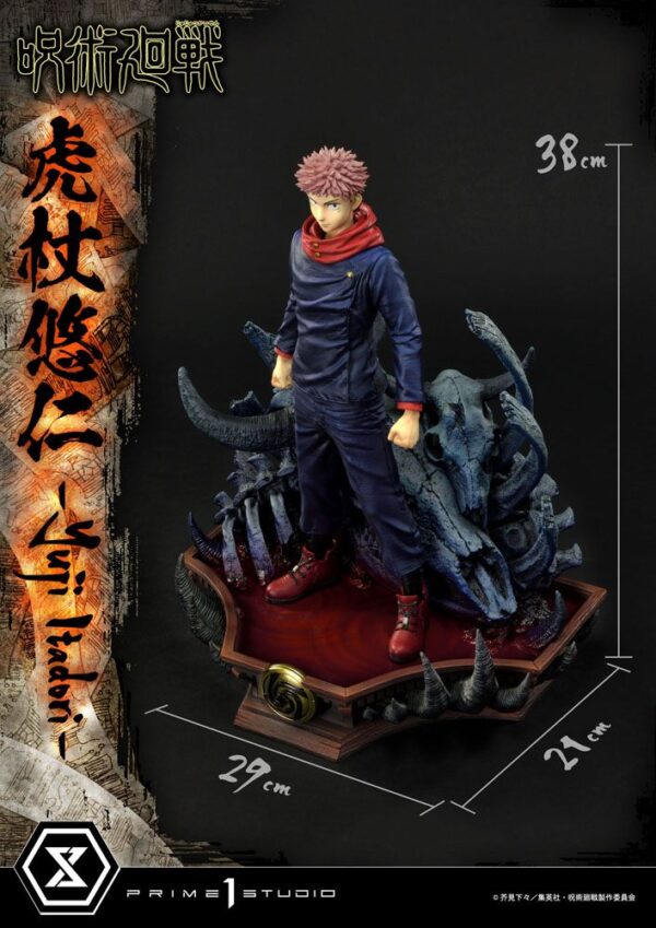 Descubre el apasionante mundo de Estatua Yuji Itadori 38cm.