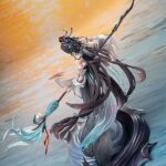 Descubre el apasionante mundo de Estatua Da Qiao Baiheliang Goddess.