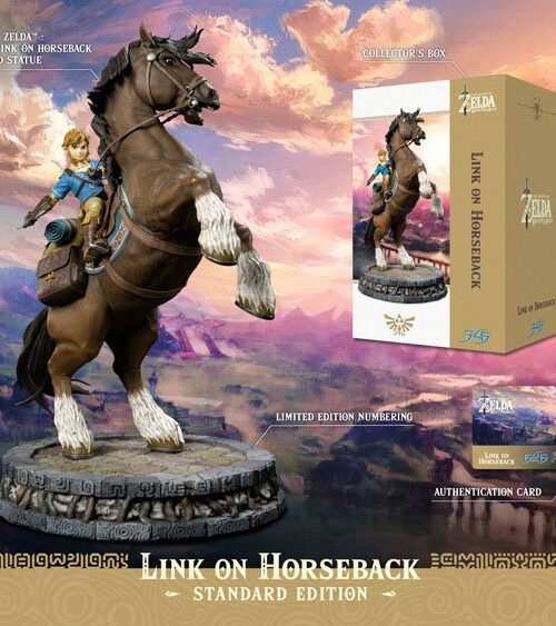 Descubre el apasionante mundo de Estatua Link on Horseback 56cm.