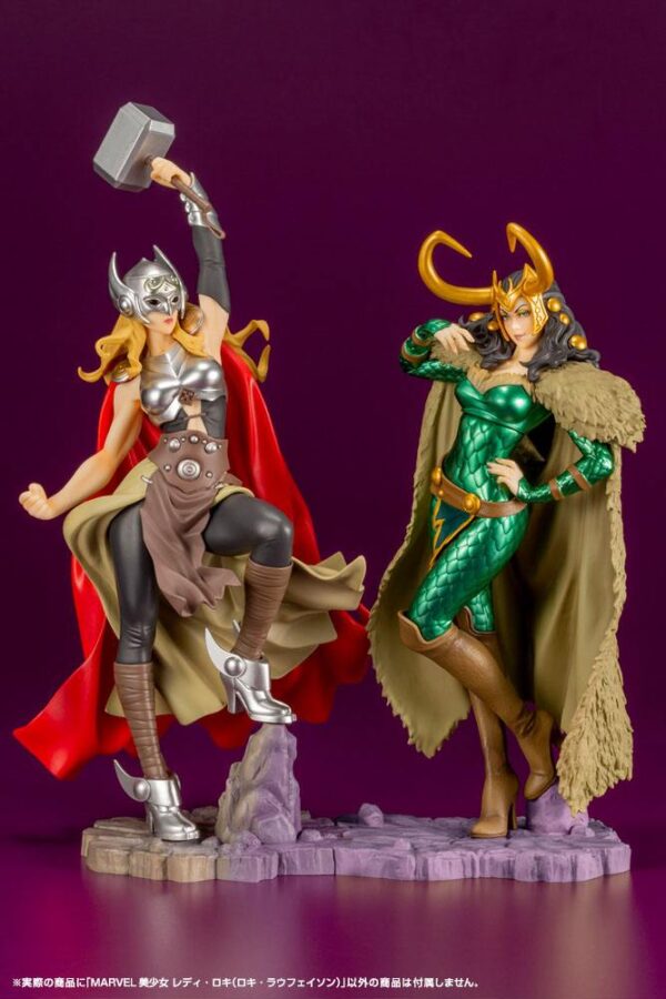 Descubre el apasionante mundo de Estatua Marvel Bishoujo Loki Laufeyson.