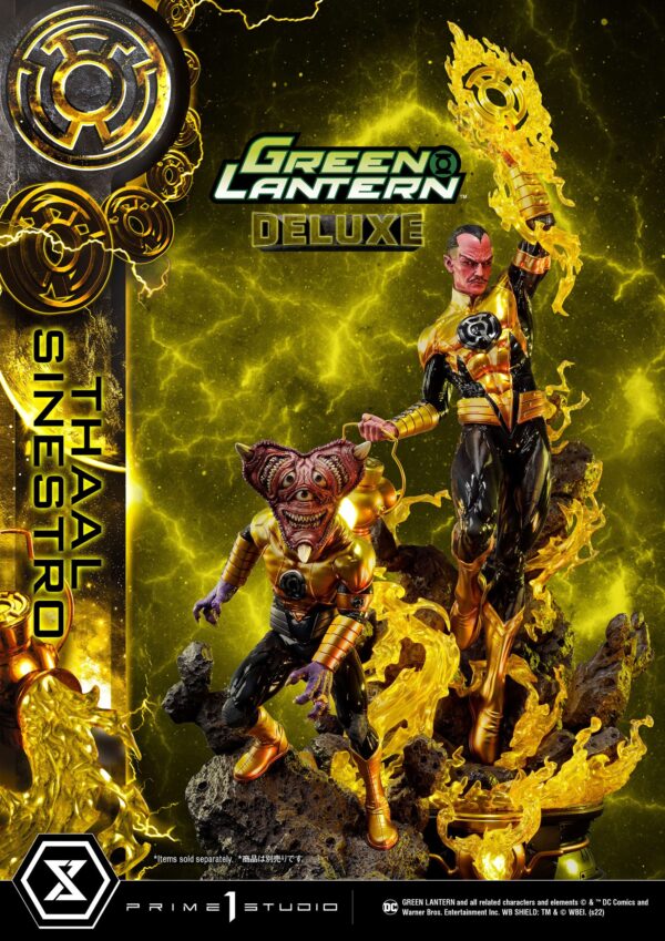 Descubre el apasionante mundo de Estatua Thaal Sinestro Deluxe Version.