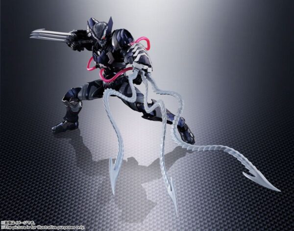 Descubre el apasionante mundo de Figura Figuarts Venom Symbiote Wolverine.