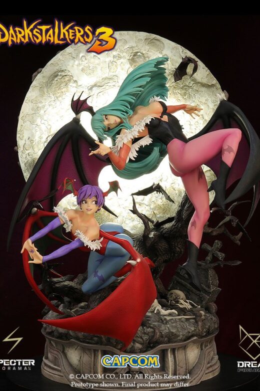 Diorama Darkstalkers Morrigan y Lilith