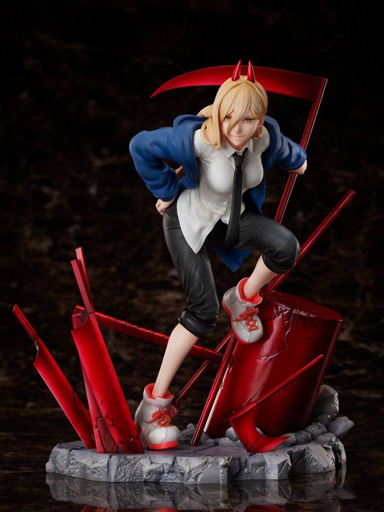 Descubre el apasionante mundo de Estatua Chainsaw Man Power 22cm.