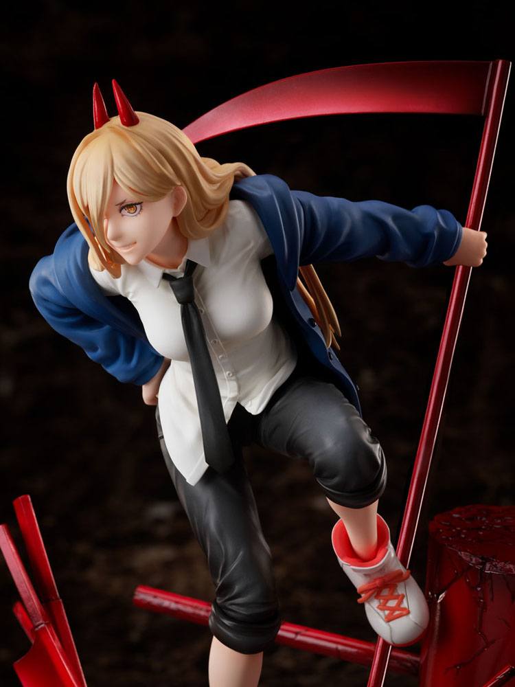 Descubre el apasionante mundo de Estatua Chainsaw Man Power 22cm.