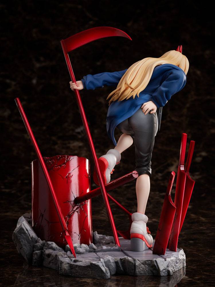 Descubre el apasionante mundo de Estatua Chainsaw Man Power 22cm.