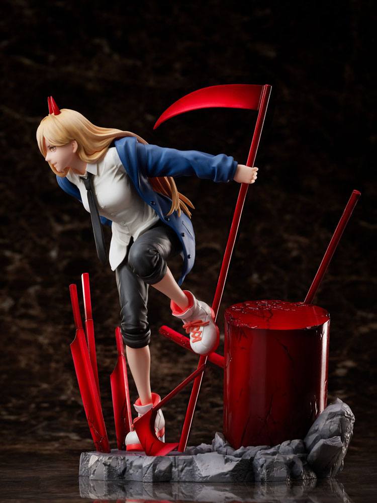 Descubre el apasionante mundo de Estatua Chainsaw Man Power 22cm.