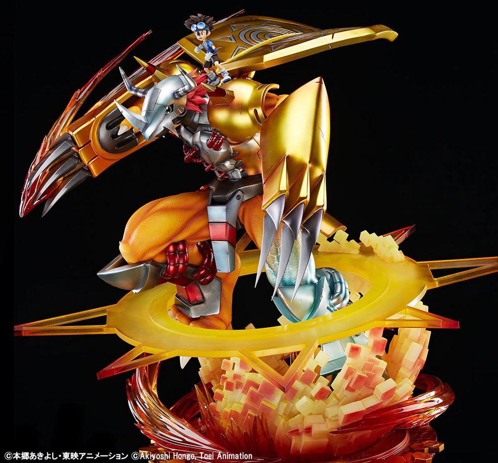 Descubre el apasionante mundo de Estatua Digimon WarGreymon 60cm.