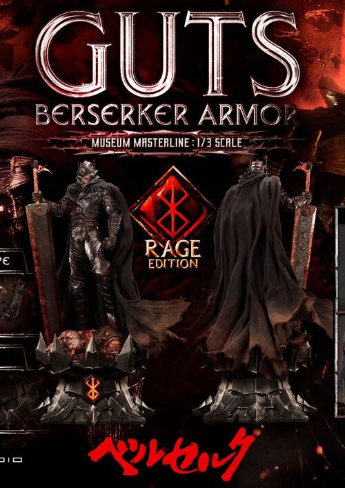 Descubre el apasionante mundo de Estatua Guts Berserker Armor Edition Deluxe.
