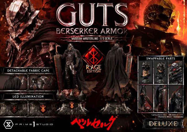 Descubre el apasionante mundo de Estatua Guts Berserker Armor Edition Deluxe.