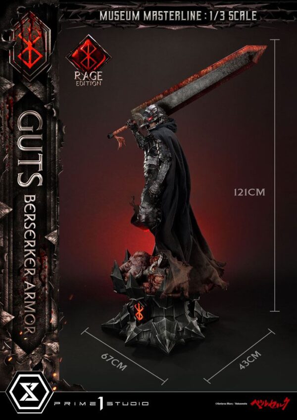 Descubre el apasionante mundo de Estatua Guts Berserker Armor Rage.