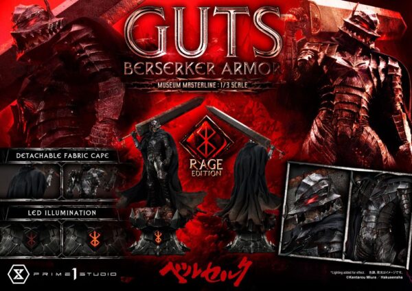 Descubre el apasionante mundo de Estatua Guts Berserker Armor Rage.
