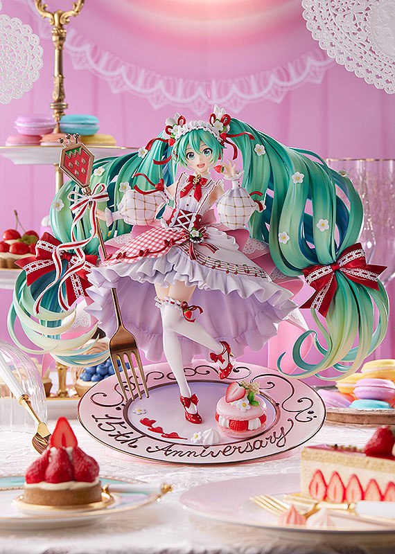 Descubre el apasionante mundo de Estatua Hatsune Miku 15th Anniversary.