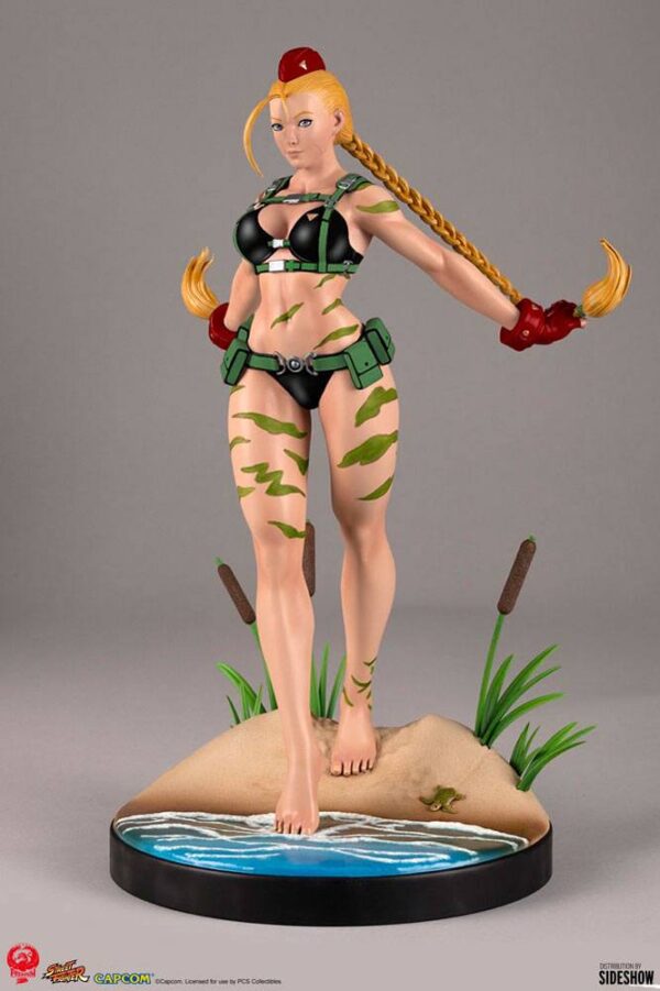 Descubre el apasionante mundo de Estatua Street Fighter Cammy 44cm.