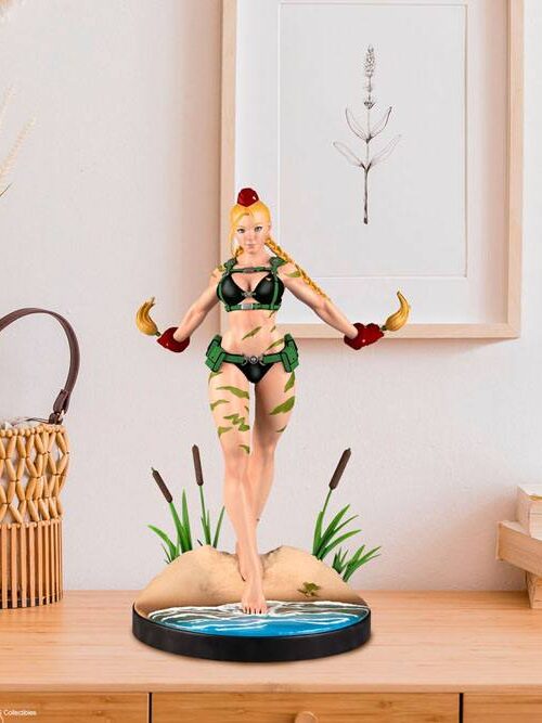 Descubre el apasionante mundo de Estatua Street Fighter Cammy 44cm.