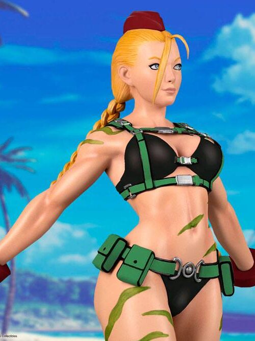 Descubre el apasionante mundo de Estatua Street Fighter Cammy 44cm.