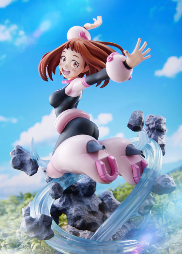 Descubre el apasionante mundo de Estatua Ochaco Uraraka 23cm.