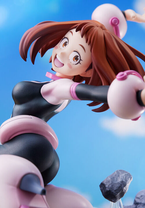 Descubre el apasionante mundo de Estatua Ochaco Uraraka 23cm.