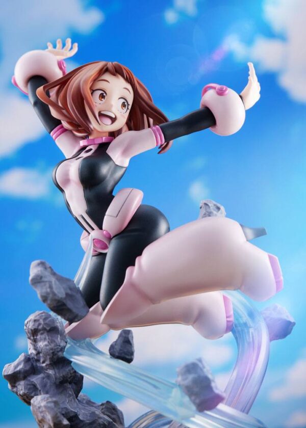 Descubre el apasionante mundo de Estatua Ochaco Uraraka 23cm.