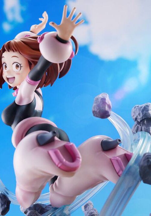 Descubre el apasionante mundo de Estatua Ochaco Uraraka 23cm.