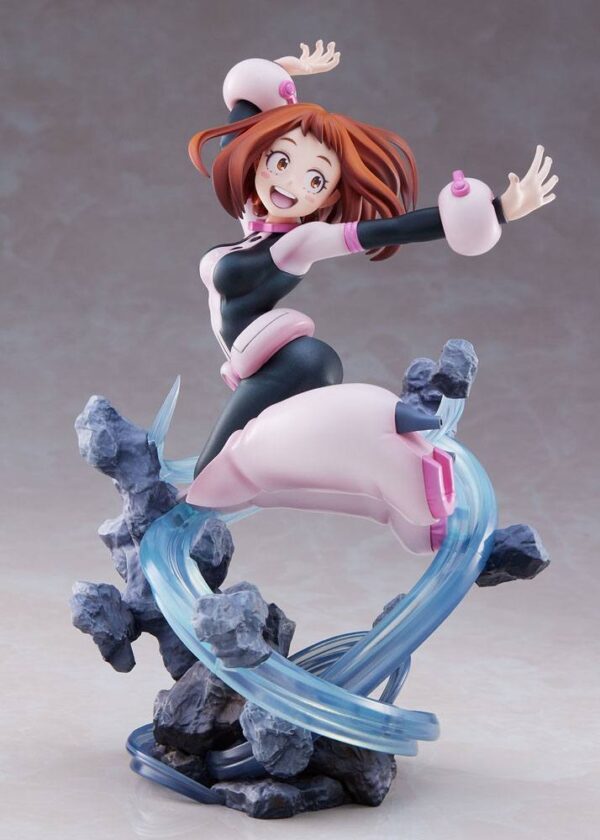 Descubre el apasionante mundo de Estatua Ochaco Uraraka 23cm.