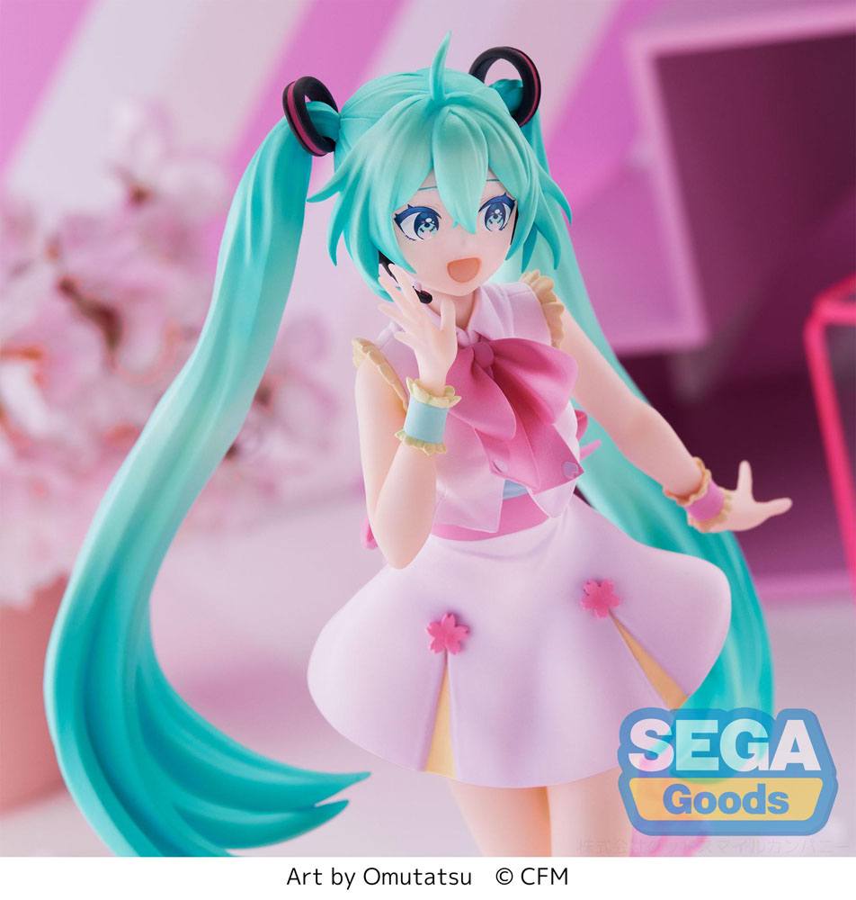 Descubre el apasionante mundo de Estatua Luminasta Sakura Miku Omutatsu.