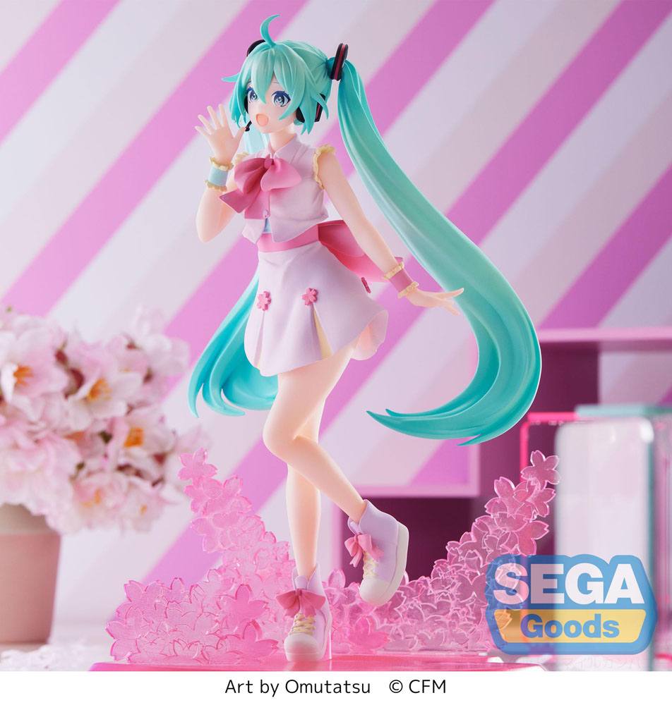 Descubre el apasionante mundo de Estatua Luminasta Sakura Miku Omutatsu.