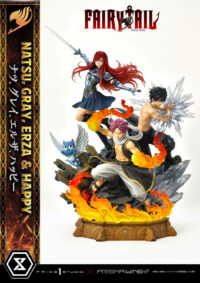 Descubre el apasionante mundo de Estatua Fairy Tail Natsu Gray Erza Happy.