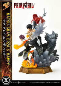 Descubre el apasionante mundo de Estatua Fairy Tail Natsu Gray Erza Happy.