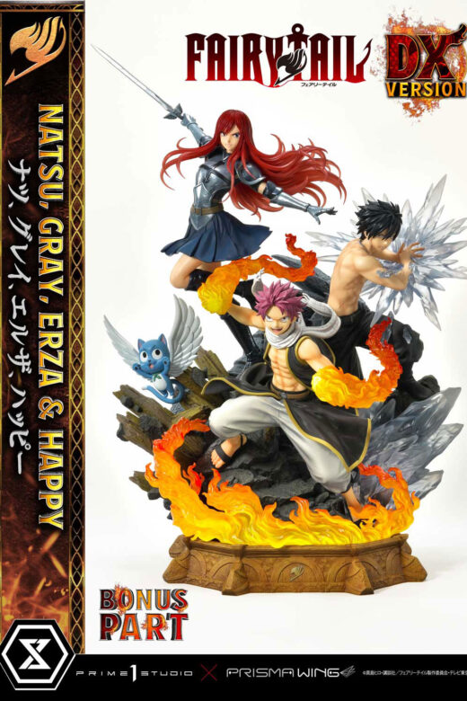 Estatua Natsu Gray Erza Happy Bonus Deluxe