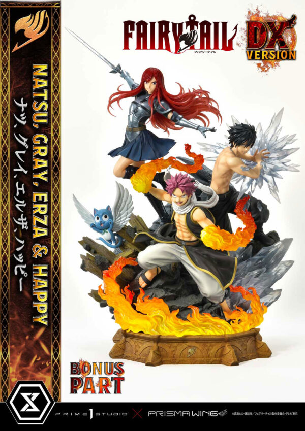 Descubre el apasionante mundo de Estatua Natsu Gray Erza Happy Bonus Deluxe.