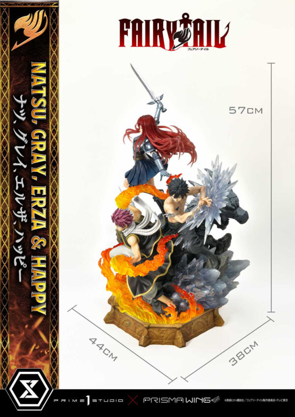 Descubre el apasionante mundo de Estatua Natsu Gray Erza Happy Bonus Deluxe.