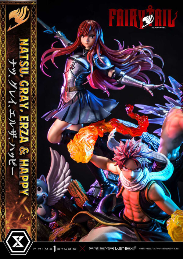 Descubre el apasionante mundo de Estatua Natsu Gray Erza Happy Bonus Deluxe.