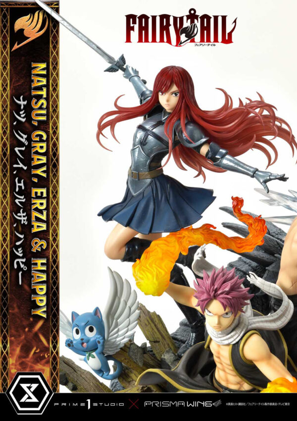 Descubre el apasionante mundo de Estatua Natsu Gray Erza Happy Bonus Deluxe.