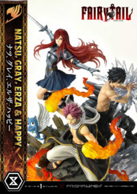 Descubre el apasionante mundo de Estatua Natsu Gray Erza Happy Deluxe.
