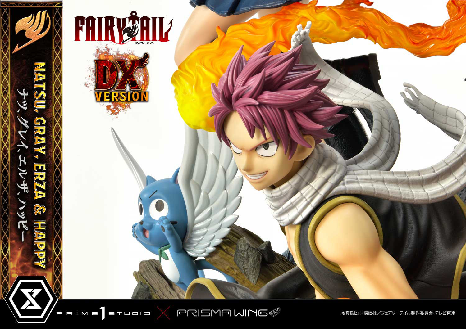 Descubre el apasionante mundo de Estatua Natsu Gray Erza Happy Deluxe.