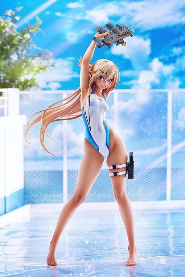 Estatua Kouhai-chan Swim Club Blue Swimsuit