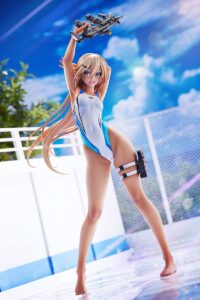 Descubre el apasionante mundo de Estatua Kouhai-chan Swim Club Blue Swimsuit.